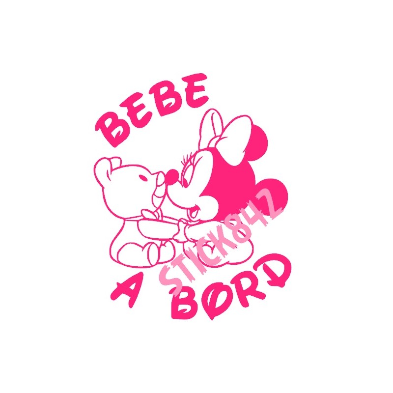 Home Garden Home Decor Minnie Bebe A Bord